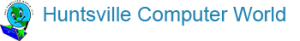 Huntsville Computer World logo banner
